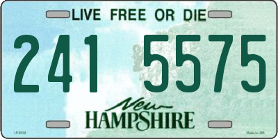 NH license plate 2415575