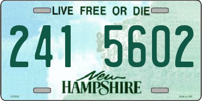 NH license plate 2415602