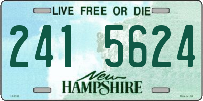 NH license plate 2415624
