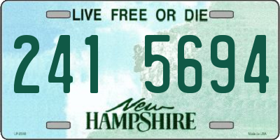 NH license plate 2415694