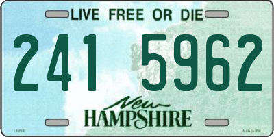 NH license plate 2415962