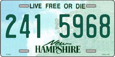 NH license plate 2415968