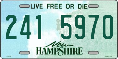 NH license plate 2415970