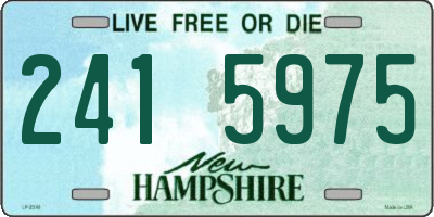 NH license plate 2415975