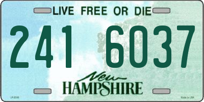 NH license plate 2416037