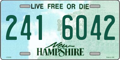 NH license plate 2416042