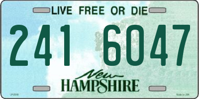 NH license plate 2416047