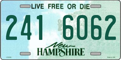NH license plate 2416062