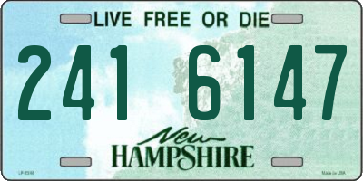 NH license plate 2416147
