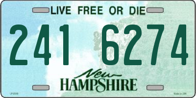 NH license plate 2416274
