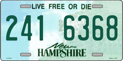 NH license plate 2416368