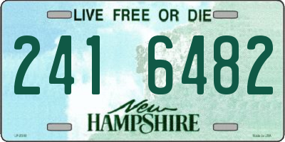 NH license plate 2416482