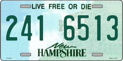 NH license plate 2416513