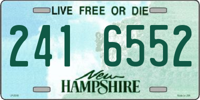 NH license plate 2416552
