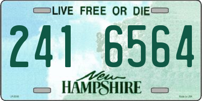 NH license plate 2416564