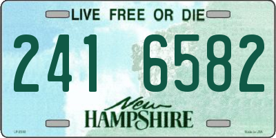NH license plate 2416582