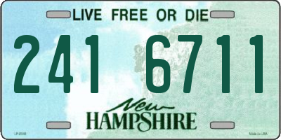 NH license plate 2416711