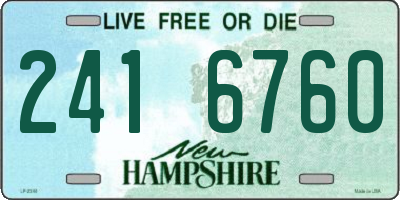 NH license plate 2416760