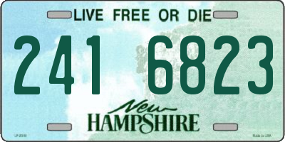 NH license plate 2416823
