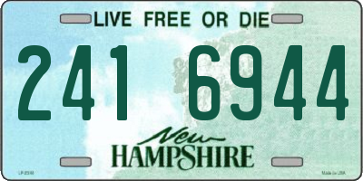 NH license plate 2416944