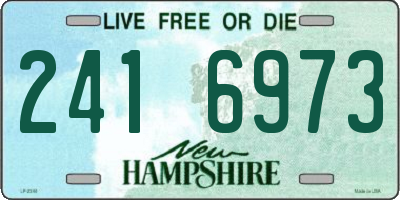 NH license plate 2416973