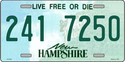 NH license plate 2417250