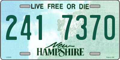 NH license plate 2417370