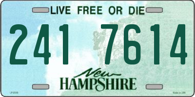 NH license plate 2417614