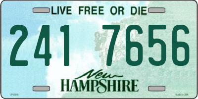 NH license plate 2417656