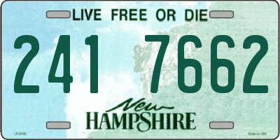 NH license plate 2417662