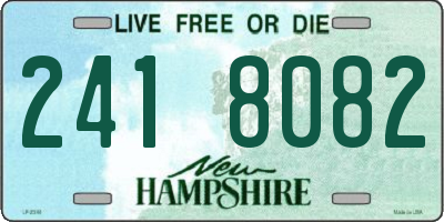 NH license plate 2418082