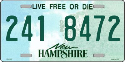 NH license plate 2418472