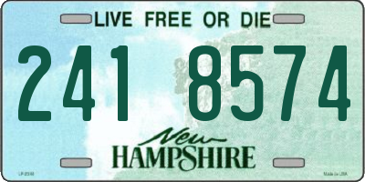 NH license plate 2418574