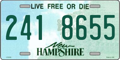 NH license plate 2418655