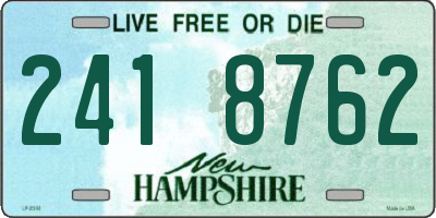 NH license plate 2418762