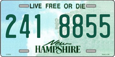 NH license plate 2418855