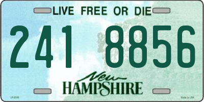 NH license plate 2418856