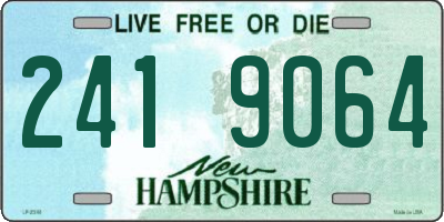 NH license plate 2419064