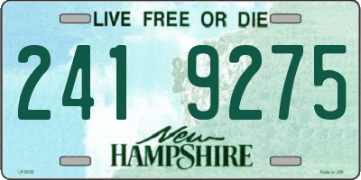 NH license plate 2419275