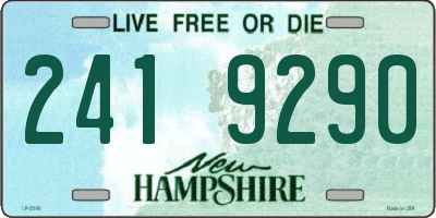 NH license plate 2419290