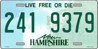 NH license plate 2419379
