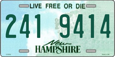 NH license plate 2419414