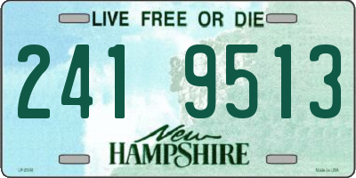 NH license plate 2419513