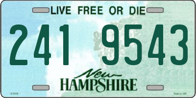 NH license plate 2419543