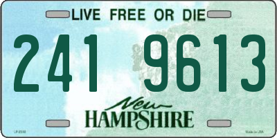 NH license plate 2419613