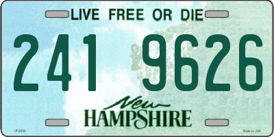 NH license plate 2419626