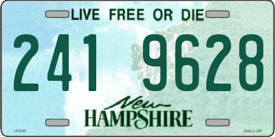 NH license plate 2419628