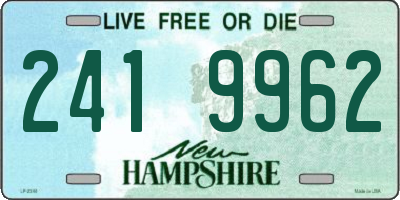 NH license plate 2419962