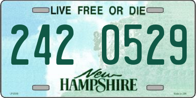 NH license plate 2420529