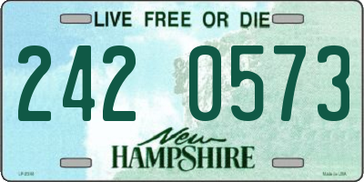 NH license plate 2420573